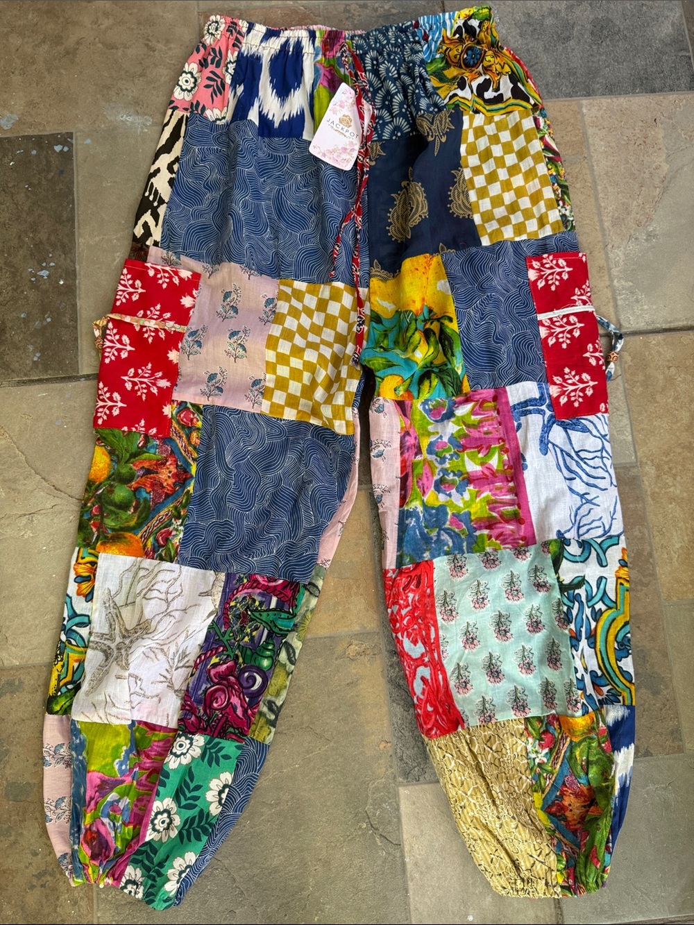 Jack by BB Dakota Multicolor Patchwork Boho Skirt